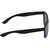 David Martin Blue Mercury/Mirrored (UV 400 Protection) Stylish Unisex Wayfarer Sunglass With Free Black wayfarer sunglas