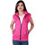 Conway Pink Sleeveless Seasonable Jacket For Women's