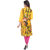 Shop Rajasthan Yellow Casual Stitched Printed Cotton 3/4th Sleeves Kurti