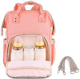 Diaper Backpack for Mommy by House of Quirk Waterproof Nappy Bag with Stroller Hooks Rucksack Lightweight/Large Capacity/Durable