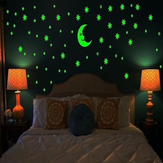 Omrd Night Glowing Radium Sky Magic Stars Of Paper For Kids Rooms 1 Pc