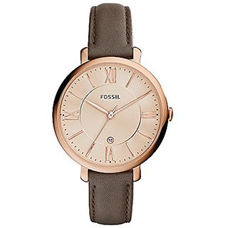 Buy Fossil Analog Rose Gold Dial Womens 