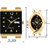 Adamo Enchant Analog Black Dial Couple Watch-2251-1918YM02