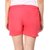 Combo of 2 Women Cotton Night Shorts in Red & Blue Color - Set of 2 Ladies Plain / Solid Casual Boxer Regular Fit M Size (Medium) Short Pant with 2 Side Pockets & Drawstring with Elastic Waistband (Pack of 2) by Semantic