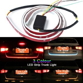 Car Dicky Light / Trunk light / Flow LED Strip / Boot LED DRL Strip light (works with all cars)
