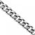 7mm Curb chain Heavy bracelet in sterling silver for men