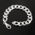 7mm Curb chain Heavy bracelet in sterling silver for men