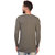 Pause Green Solid Cotton Round Neck Slim Fit Full Sleeve Men'S T-Shirt