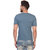 Pause Blue Stripe Cotton Round Neck Slim Fit Short Sleeve Men'S T-Shirt