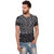 Pause Multi Stripe Cotton Round Neck Slim Fit Short Sleeve Men'S T-Shirt