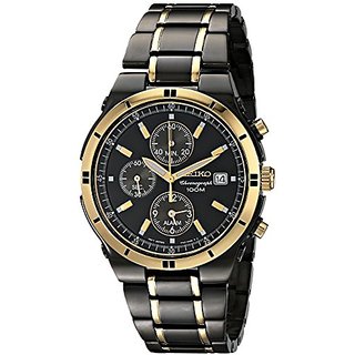 Seiko Mens SNAA30 Stainless Steel Two Tone Watch