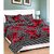 Choco Black Sikka  Double Bedsheet Pack of 1 +2 Pillow Cover
