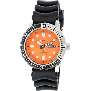 Buy Seiko SRP589K1 Diver Automatic Mens Watch Orange Dial Online