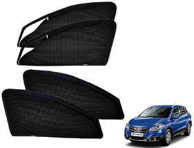 Auto Addict Zipper Magnetic Sun Shades Car Curtain For Maruti Suzuki S Cross