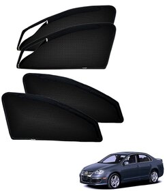 Auto Addict Zipper Magnetic Sun Shades Car Curtain For Volkswagen Jetta