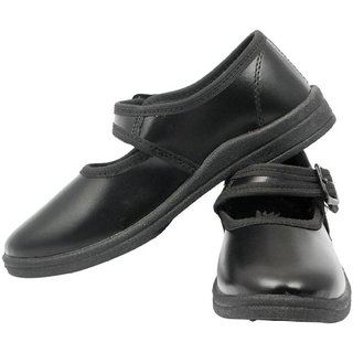 Lakhani Black School Shoes For Girls 