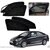 Auto Addict Zipper Magnetic Sun Shades Car Curtain For Hyundai Verna Fluidic