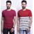 Stylesmyth Cotton Half Sleeves T-shirt (Pack of 2)