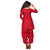 Janvi sales maroon cotton embroidered unstitched patiyala salwar suit (maroon kudi)