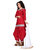 Janvi sales maroon cotton embroidered unstitched patiyala salwar suit (maroon kudi)