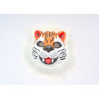 Buy Halloween Tiger, Lion Mask Latex Animal Face Mask Costume Fancy ...