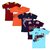 Kavin's Cotton Trendy T-Shirt for kids, Pack of 5, Multicolored, Combo Pack