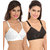 Sona Perfecto Women White Full Cup Everyday Dream Fit for Ample Bust Lines Plus Size Cotton Bra- Full Coverage Non Wired, Non Padded Pack of  2