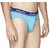 Semantic Pack of 3-100% Cotton Plain Brief for Mens - Sizes S (Small) 70-75 cm Underwear in Light Blue Color with Regular Rise & Elastic Waistband by MUR003-01P3