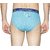 Semantic Pack of 3-100% Cotton Plain Brief for Mens - Sizes S (Small) 70-75 cm Underwear in Light Blue Color with Regular Rise & Elastic Waistband by MUR003-01P3