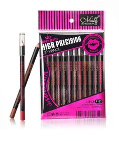 Me Now Super Matte High Precision Lip Liner Pencil (Set of 12)