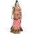 Indian Boutique Silk Floral Print Designer Lehenga (Pink) For Women