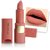 Set of Miss Rose Creme Matte Long lasting And Waterproof Lipstick And 2pc Activated Black Charcoal Mask