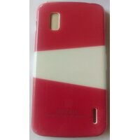 SGP White High Glossy Hard Back Case Cover Pouch for LG Nexus 4 E960