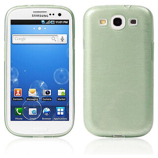                       For Samsung galaxy Grand i9082 hard plastic back case transparent green                                              