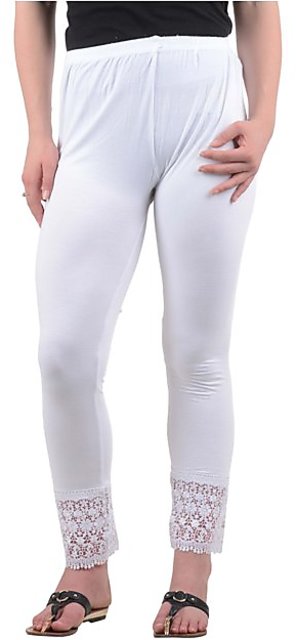 Buy Doinshop Women's Capri Lace Leggings Pants Triangle Side Socks  Pantyhose Sexy Tights (navy) Online at desertcartINDIA