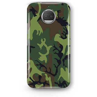 Desiways - Matte Printed Hard case Back Cover for Moto G5s With army Camouflage Design
