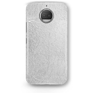 Desiways - Matte Printed Hard case Back Cover for Moto G5s With Silver Coloured Pattern Design
