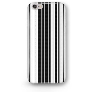 Desiways - Printed hard case back cover for   Iphone 7 Plus/ 7s Plus Black and white strips abstract Design