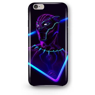 Desiways - Printed hard case back cover for   Iphone  6 Plus/ 6s Plus Black panther neon Design