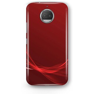 Desiways - Matte Printed Hard case Back Cover for Moto G5s With Vibrant Red Graphics Design