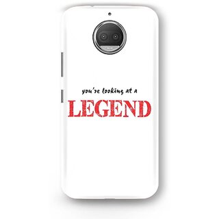 Desiways - Matte Printed Hard case Back Cover for Moto G5s With Yo Are Looking at a Legend Design