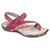 Designer Ladies Artificial Leather Sandals Red And White