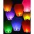 Crazy Sutra 20-Piece Make A Wish High Flying Sky Lantern Balloon with Fuel Wax Candle, Multicolour