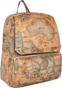 KEZITASKA World Travel Backpack Fashion Leisure Backpack for Girls Teenage School Backpack Women Print Backpack