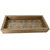 UNI DECORS Wooden and Glass Gifted Decorative Tray