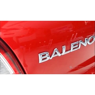 Buy Logo Maruti Suzuki Baleno Monogram Chrome Car Monogram Emblem Badge Online 299 From Shopclues