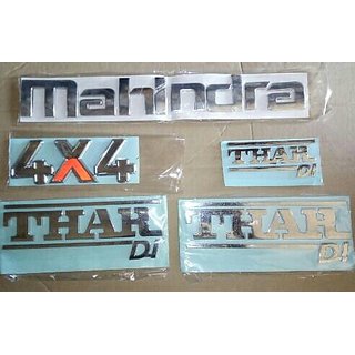 4x4 sales chrome emblem