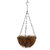THE HOME BASKET 8INCH-KE10039A BLACK COLOUR IRON 50X21X21 CM
