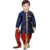 Boys Ethnic Dhoti Kurta Set Blue  Red By Cutiepie Collections
