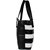Code Yellow Women's Black White Stripes Handbag
